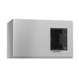 Hoshizaki IM-500SAB ice maker featuring a stainless steel exterior and black ventilation panel