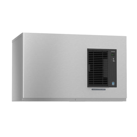 Hoshizaki IM-500SAB ice maker featuring a stainless steel exterior and black ventilation panel