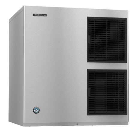 Stainless steel commercial ice maker Hoshizaki KM-1100MAJ with dual ventilation panels