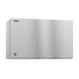 Stainless steel commercial ice maker KM-1301SRJ featuring a sleek, minimalist design