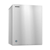 Sleek stainless steel Hoshizaki KM-1340MWJ ice maker featuring cube-style design