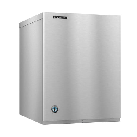 Stainless steel commercial ice maker Hoshizaki KM-520MWJ with solid front panel, cube style