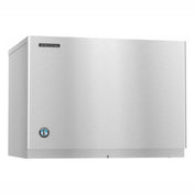 Stainless steel Hoshizaki KMD-460MWJ ice maker featuring a minimalist cube style design
