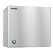 Stainless steel Hoshizaki KMD-860MRJ ice maker with remote condenser and blue logo