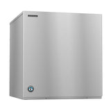 Stainless steel Hoshizaki KMH-2100SRJ ice maker featuring a minimalist cube style design