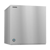 Stainless steel Hoshizaki KMH-2100SRJ ice maker featuring a minimalist cube style design