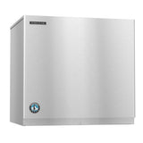 Stainless steel Hoshizaki serenity ice maker featuring minimalist design and cube-style ice