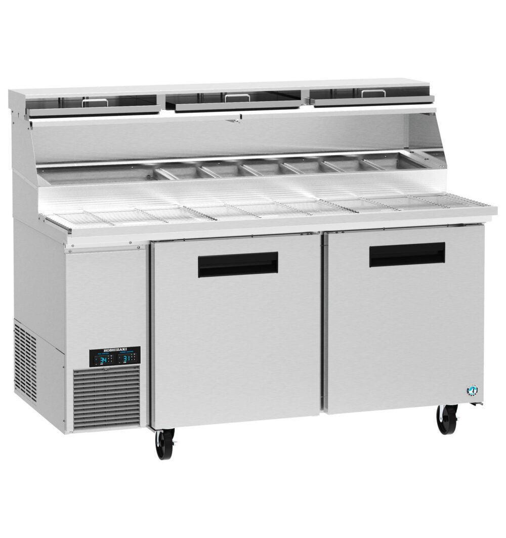 Hoshizaki PR67B-Z Steelheart® Series Pizza Prep Table Reach-in Two-section