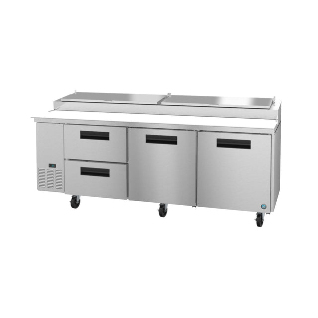 Hoshizaki PR93A-D2 Steelheart Series Pizza Prep Table Three-section 30 Cu. Ft.