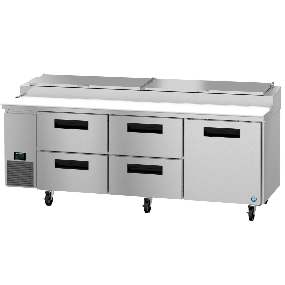 Hoshizaki PR93B-D4 Steelheart Series Pizza Prep Table One-section 29.3 Cu. Ft.