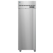 Stainless steel commercial upright Steelheart Series Refrigerator on wheels for easy mobility