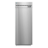 Stainless steel upright Hoshizaki Steelheart Series Refrigerator with a single door