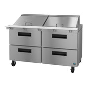 Stainless steel commercial refrigerator on wheels from Hoshizaki Steelheart Series Mega
