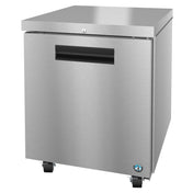 Stainless steel undercounter freezer on wheels from Hoshizaki Steelheart Series
