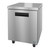Stainless steel UR27B Steelheart Series undercounter refrigerator on wheels for commercial use