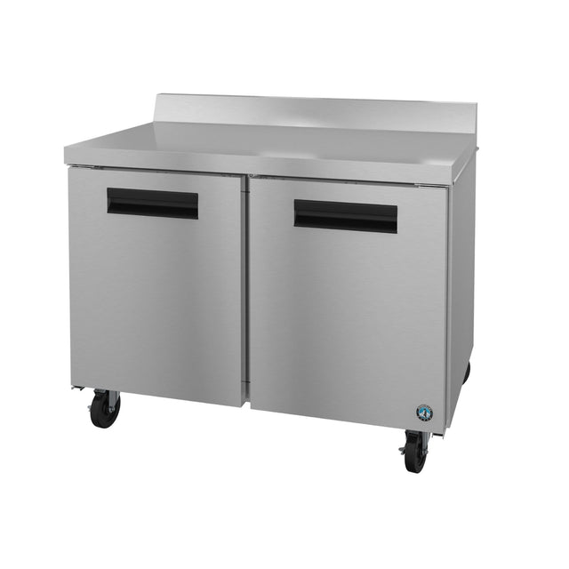 Stainless Steel Hoshizaki WF48A Steelheart Series Worktop Freezer on Wheels with Two Doors