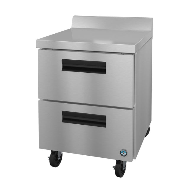 Stainless steel mobile worktop unit with drawers for Hoshizaki Steelheart Series refrigerator