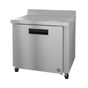 Stainless steel Hoshizaki WR36B Steelheart Series Worktop Refrigerator on wheels
