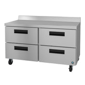 Stainless steel commercial worktable with drawers on wheels for Steelheart Series worktop