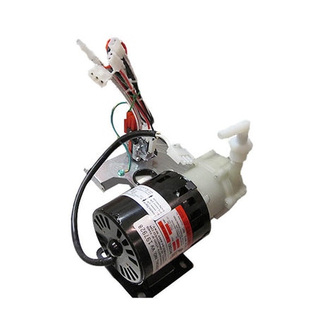 Electric motor with white housing and cables for Ice-O-Matic KPU090 pump kit