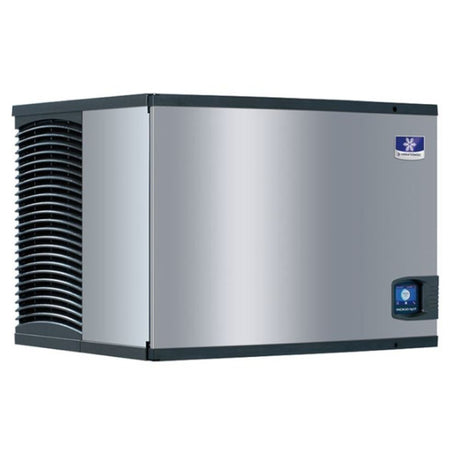 Stainless steel Manitowoc IDF0500N Series Ice Maker with horizontal vents on the side