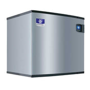 Stainless steel Manitowoc IDF1400C QuietQube Ice Maker featuring a snowflake logo