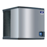 Stainless steel Manitowoc IDT0500W Series Ice Maker featuring black ventilation panels