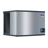 Stainless steel Manitowoc IYT1500W Indigo NXT Series Ice Maker with black ventilation panels