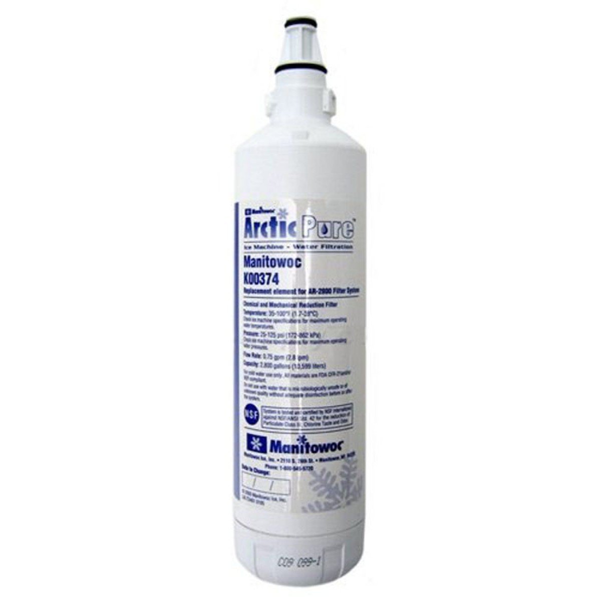 Manitowoc K00374001 AR-2800 Replacement Filter Used With SM-50 & UCP0050A