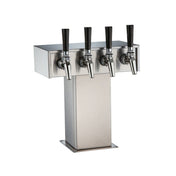 Perlick 3780-4B Tee Draft Beer Tower Air-cooled (4) Faucets