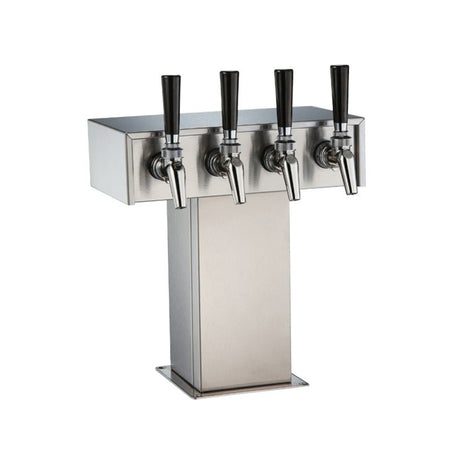 Perlick 3780-4BPC Tee Draft Beer Tower Air-cooled (4) Faucets