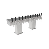 Perlick 4006-10BPC Bridge Tee Draft Beer Tower Countertop 33-1/8"W X 12-15/16"H