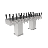 Perlick 4006-10BX10B Back-to-Back Bridge Tee Draft Beer Tower Countertop 29-5/16"W X 12-15/16"H