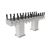 Perlick 4006-10BX10BPC Back-to-Back Bridge Tee Draft Beer Tower Countertop 29-5/16"W X 12-15/16"H