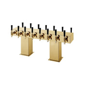 Perlick 4006-10BX10BTF Back-to-Back Bridge Tee Draft Beer Tower Countertop 29-5/16"W X 12-15/16"H