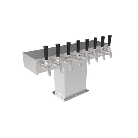 Perlick 4006S10BPC Wide Base Tee Draft Beer Tower Countertop 29-13/16"W X 12-15/16"H