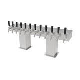 Perlick 4006S12BPC4 Wide Base Tee Draft Beer Tower Countertop Extra High