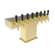 Perlick 4006S12BTF Wide Base Tee Draft Beer Tower Countertop 35-3/4"W X 12-15/16"H