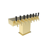 Perlick 4006S8BTF Wide Base Tee Draft Beer Tower Countertop 22-7/8"W X 12-15/16"H