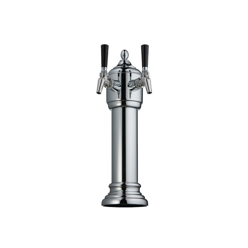 Perlick 4053PC2B Napoli Draft Beer Tower Countertop 5-1/2" Diameter X 19-3/4"H