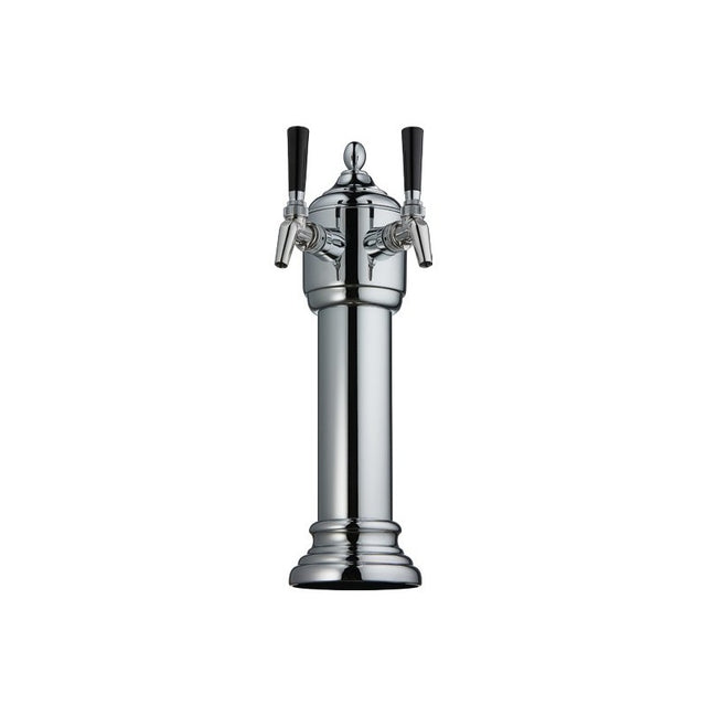 Perlick 4053PC2B Napoli Draft Beer Tower Countertop 5-1/2" Diameter X 19-3/4"H