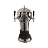 Perlick 4056BK3BPC Roma Draft Beer Tower Countertop 8-1/8" Diameter X 20-1/2"H