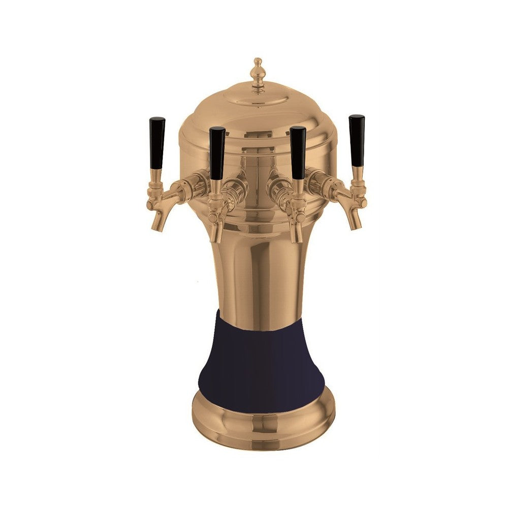 Perlick 4056BL5B Roma Draft Beer Tower Countertop 8-1/8" Diameter X 20-1/2"H