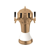 Perlick 4056WH4B Roma Draft Beer Tower Countertop 8-1/8" Diameter X 20-1/2"H
