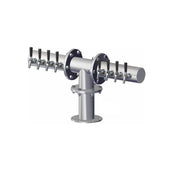 Perlick 4061-6 TEE Shaped Brew-Pipe Tower Countertop 31-5/16" W X 17-3/4" H