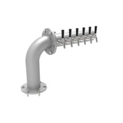 Perlick 4062-8L "L" Brew Pipe Draft Beer Tower Countertop Left Mount