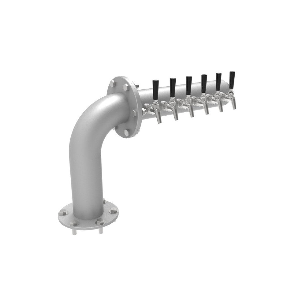 Perlick 4064-8L Pass-Thru Brew Pipe Draft Beer Tower Countertop 43-5/8"W X 20"H O.A.