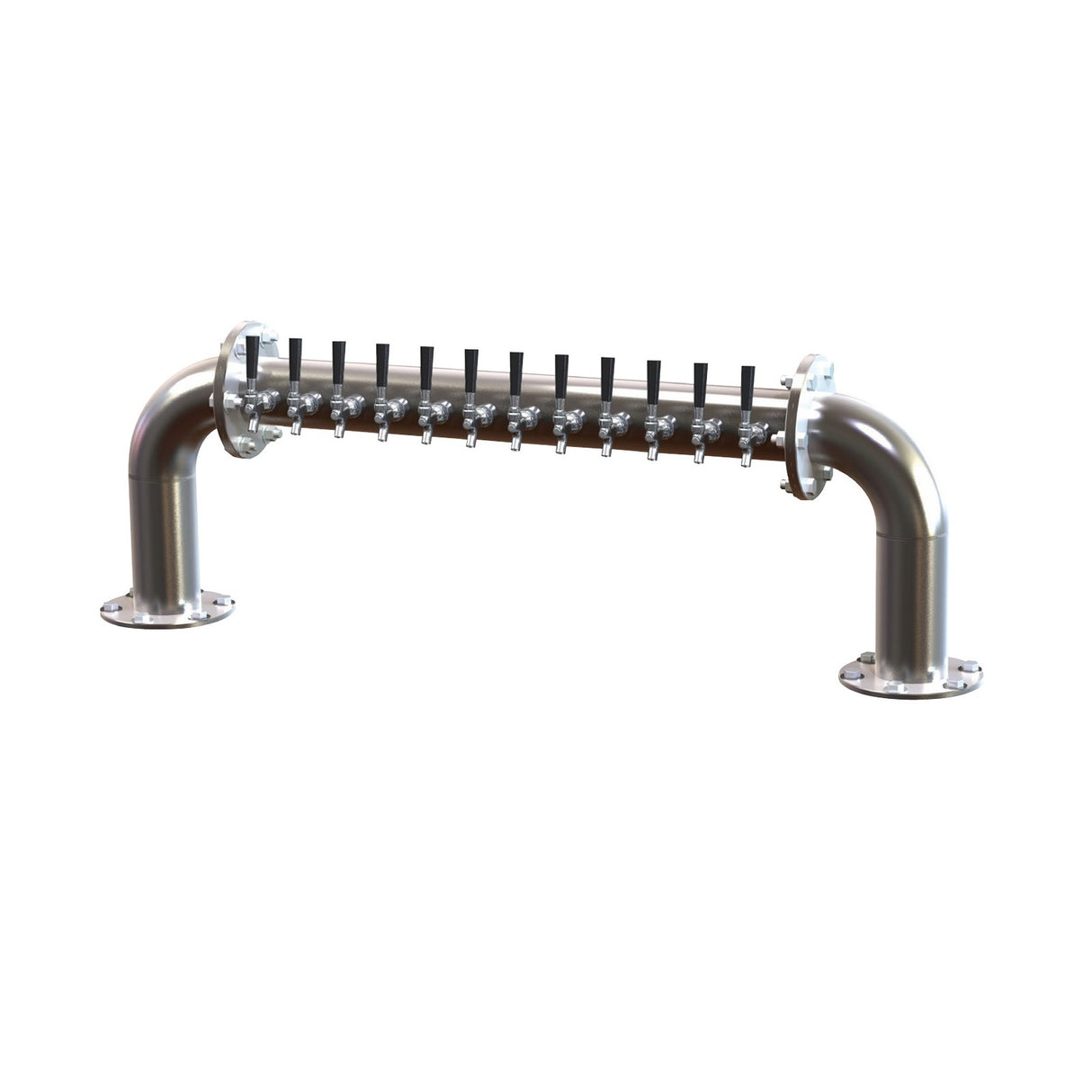 Perlick 4065-20 Pass-Thru Brew Pipe Draft Beer Tower Countertop 79-7/16"W X 20"H O.A.