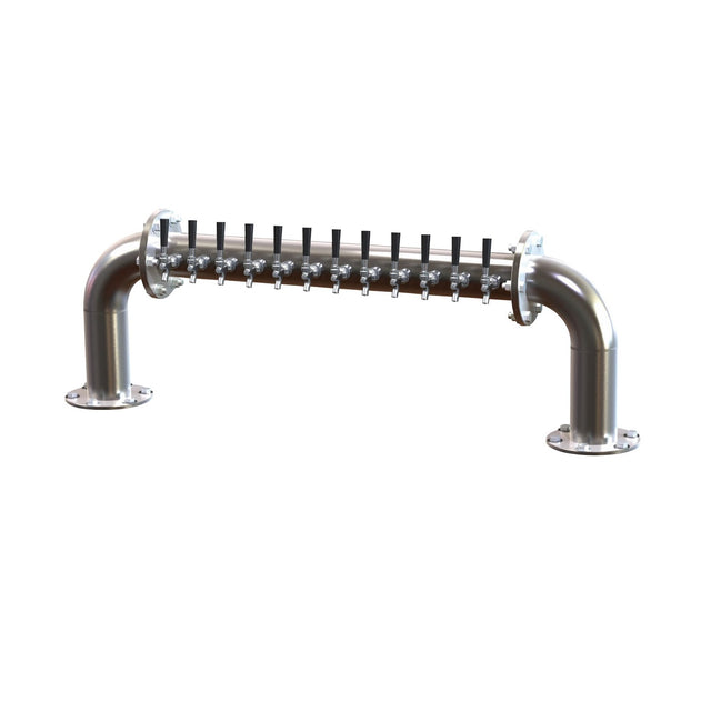 Perlick 4065-20 Pass-Thru Brew Pipe Draft Beer Tower Countertop 79-7/16"W X 20"H O.A.