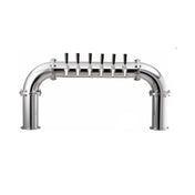 Perlick 4066-8L Pass-Thru Brew Pipe Draft Beer Tower Countertop 44-1/8"W X 17-1/2"H
